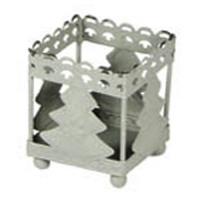 PHOTOPHORE METAL GRIS 6.5CM