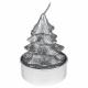 BOUGIE SAPIN ARGENT X3 6CM