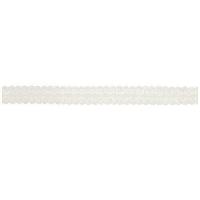 RUBAN COTON DENTELLE BLANC ADH 1CMX2M