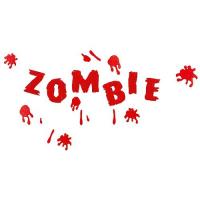 DECO FENETRE GEL ZOMBIE 15X50 CM