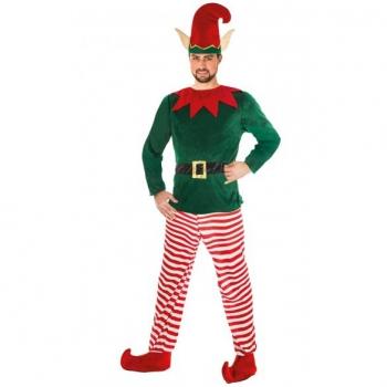 COSTUME LUTIN RAYE ADULTE TAILLE M