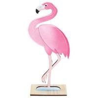 FLAMANT ROSE FEUTRINE 14X6X36CM