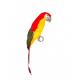 PERROQUET TETE ROUGE 8X11X39CM