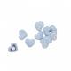 SACHET 10 COEURS VELOURS BLEU 1.8CM