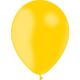 BALLON LATEX STD 5"13CM JAUNE OR X25