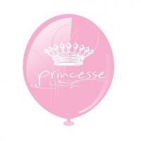 BALLON PRINCESSE ROSE X8