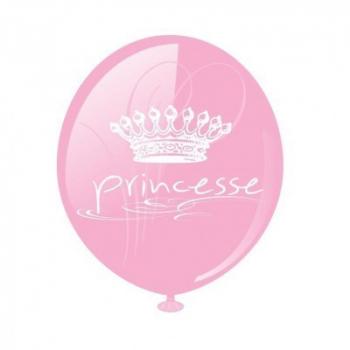 BALLON PRINCESSE ROSE X8