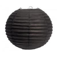 LAMPION BOULE NOIR