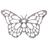 STICKER PAPILLON ARGENT X25