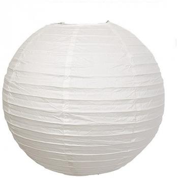 LAMPION BOULE BLANC