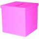 URNE TIRELIRE FUSHIA 25X25X25CM