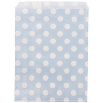 SACHET PAPIER X24 CIEL POIS BLANC