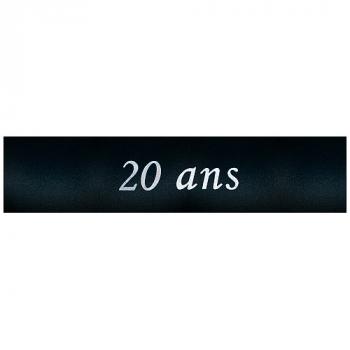 ECHARPE 20ANS NOIRE