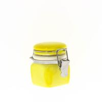 MINI BOCAL CERAMIQUE JAUNE 6CM X12