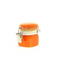 MINI BOCAL CERAMIQUE ORANGE 6CM X12