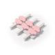 PINCE NUAGE RESINE ROSE 4,5CM X6