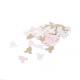 CONFETTIS PAPIER BODY ROSE ET OR 3CM X100