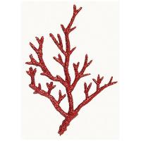 BRINDILLE ROUGE PAILLETE 6CM X12