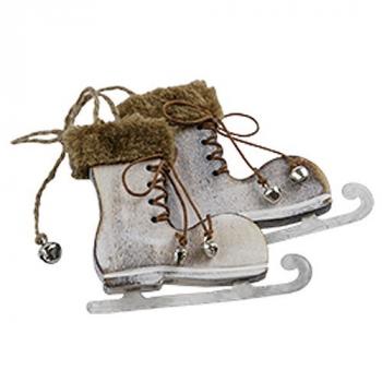 PATIN A GLACE EN BOIS 8CM X2