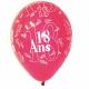 BALLONS 18 ANS X8