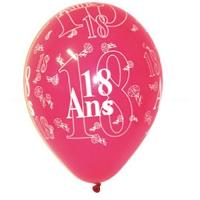 BALLONS 18 ANS X8