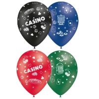 BALLON LATEX CASINO ASS. X8