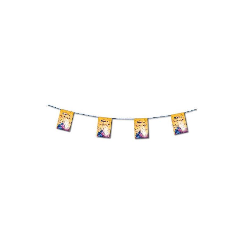 Guirlande anniversaire papier cadeaux 4m - Guirlandes et fanions -  Décoration-Fête
