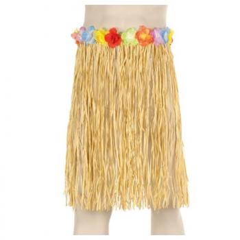 JUPE HAWAI RAPHIA 60CM NATUREL