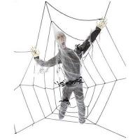HOMME EMPRISONNE DANS TOILE GEANTE 360CM