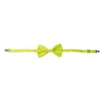 NOEUD PAPILLON JAUNE FLUO