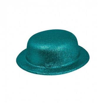 CHAPEAU MELON PAILLETTES Turquoise