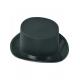 CHAPEAU HAUT DE FORME REGLABLE(57-59) SATIN NOIR