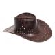 CHAPEAU COWBOY IMITATION VIEUX CUIR