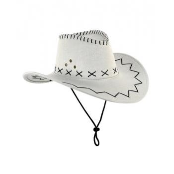 CHAPEAU COW BOY BLANC