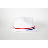 CHAPEAU BORSALINO BLANC FRANCE POLYESTER