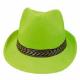 CHAPEAU BORSALINO - Couleur VERT FLUO