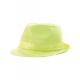 CHAPEAU BORSALINO SEQUIN FLUO JAUNE