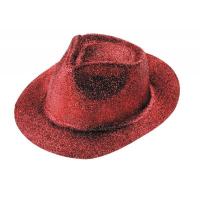 CHAPEAU BORSALINO PAILLETTE ROUGE