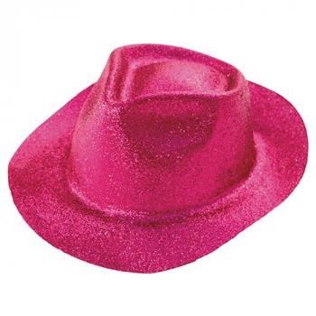 CHAPEAU BORSALINO PAILLETTE FUSHIA