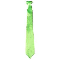 CRAVATE SATIN FLUO 45CM VERTE