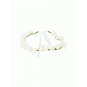 COURONNE DE FLEURS BLANCHES