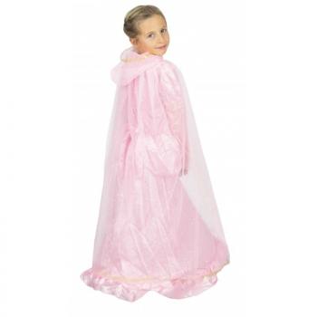 CAPE PRINCESSE PLUME ROSE ET OR