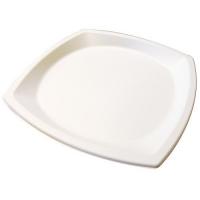 ASSIETTE PULPE CARREE 25X25CM X25