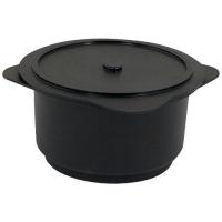 Cocotte noire 30 cl avec couvercle micro-ondable X10