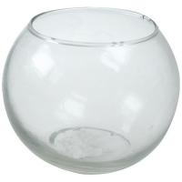 VERRINE SPHERE EN VERRE BORD PLAT 19,5 CL X 12