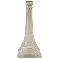 Mignonnette "Tour Eiffel" 5 cl avec bouchon à vis argenté  x10