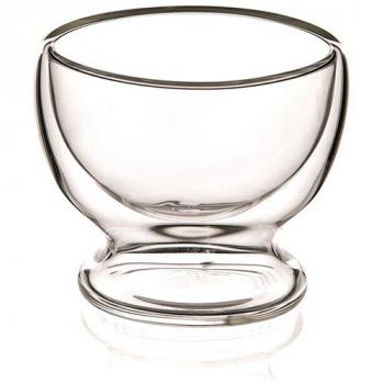 VERRINE BASE PLATE VERRE DOUBLE FOND 5 CL X6