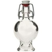 MIGNONNETTE COEUR 4 CL VERRE FERMETURE MECA. X10