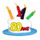 CHAPEAU ANNIVERSAIRE 80 ANS