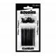 Lot de 10 bougies pailletés noir